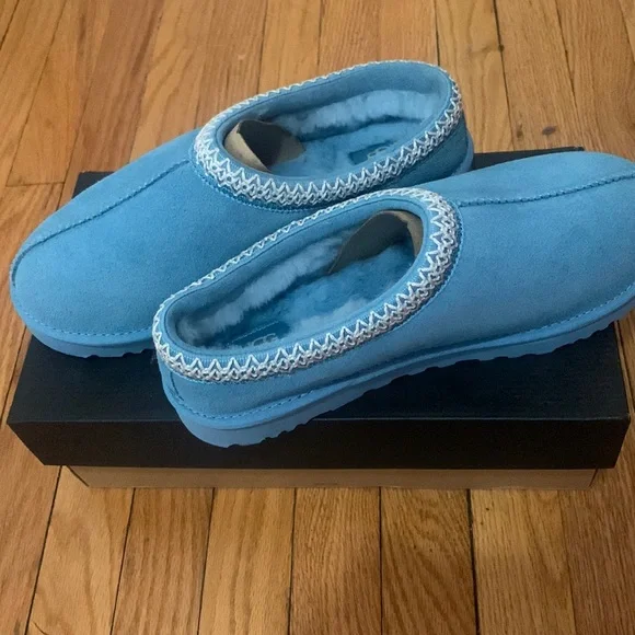 Never Worn Tasman Blue Uggs-Unisex UGG TASMAN FLECKED KNIT BLUE MULTI SHEARLING MEN main image 3